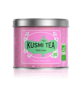 Vendita online Te verde alla Rosa Kusmi Tea in scatola di metallo. Tè di qualità sfuso. Shop on-line ginger Thé