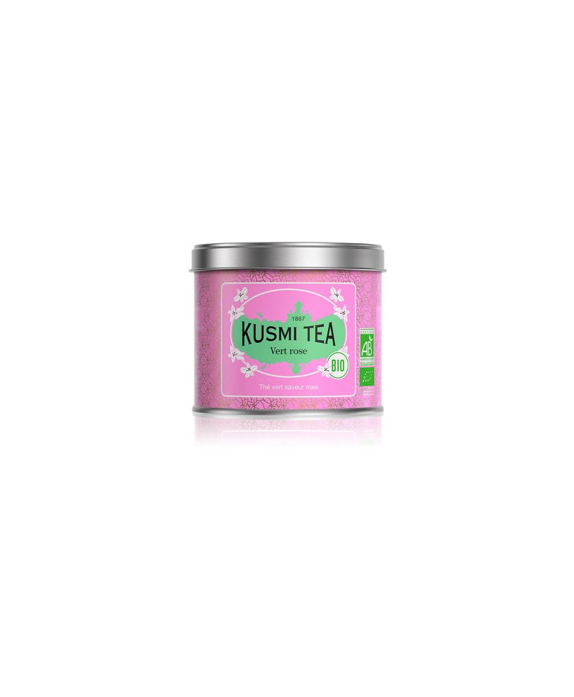 Shop online Rose Green Tea Kusmi Tea in leaf. Tea French purifying quality teas. online shop Kusmi Tea Price