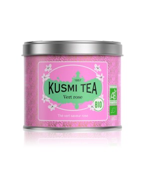 Vendita online Te verde alla Rosa Kusmi Tea in scatola di metallo. Tè di  qualità sfuso. Shop on-line ginger Thé