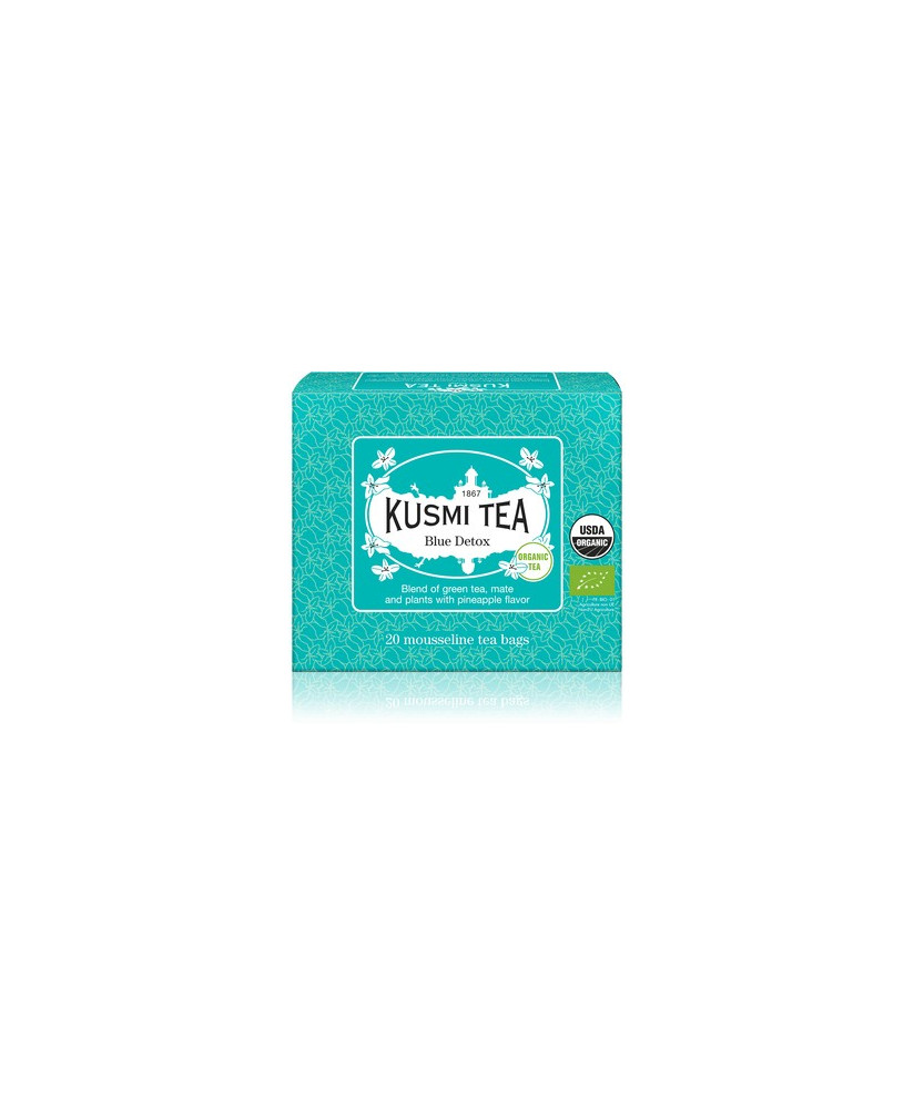 Vendita online Blue Detox Kusmi Tea in filtri. Tè Francese di qualità depurante in sacchetti. Shop on-line Kusmi Tea prezzo