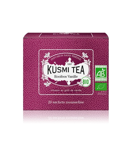 Kusmi Tea - Rooibos Vanille - Bio - 20 sachets - 40g