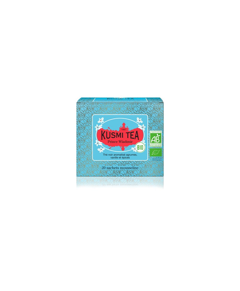 Vendita online Prince Vladimir Kusmi Tea in filtri. Tè Francese di qualità depurante in sacchetti. Shop on-line Kusmi
