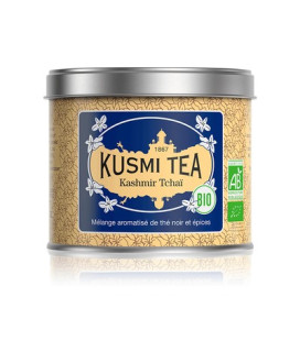 Kusmi Tea Vendita online Té nero Kashmir Tchai in foglie sfuso in scatola di metallo. The di qualità sfuso. Kusmi Tea