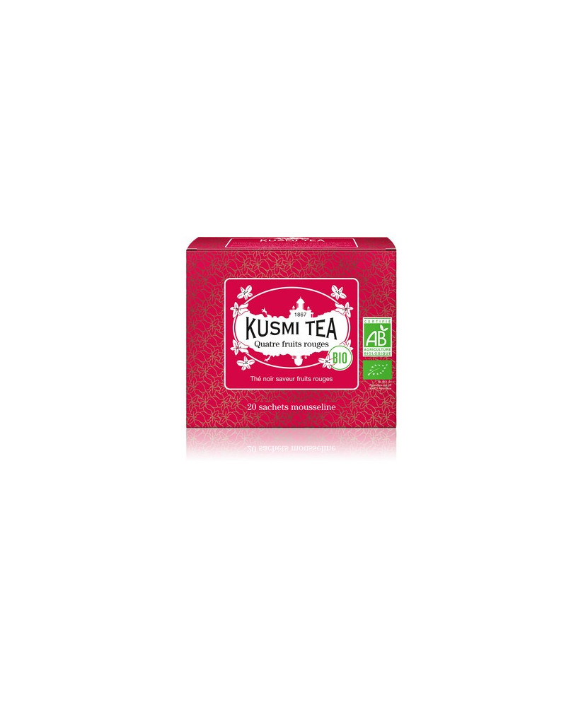 Shop online 4 red fruits Tea Kusmi Tea in sachets. Tea French purifying quality teas. online shop Kusmi Tea Price