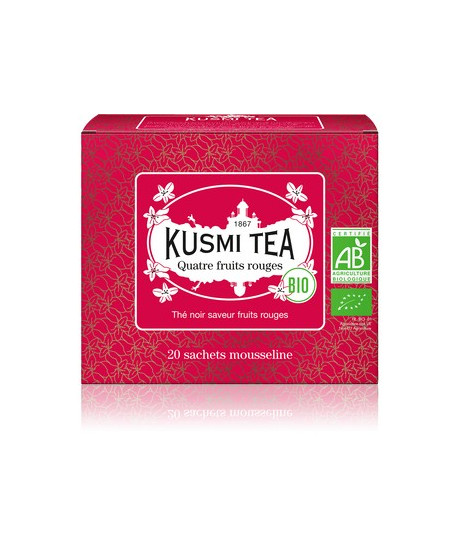 Kusmi Tea - 4 Red Fruits - Bio - 20 Sachets - 40g