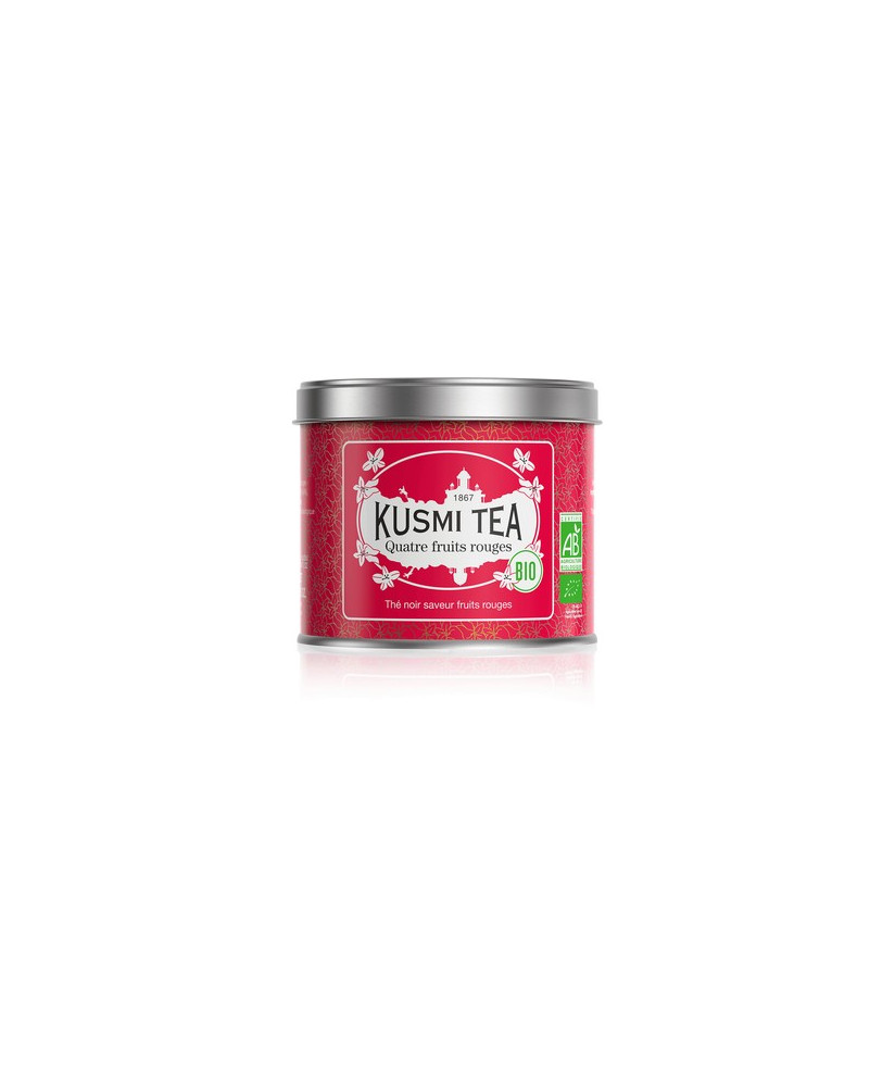 Shop online 4 red fruits Tea Kusmi Tea ii box. Tea French purifying quality teas. online shop Kusmi Tea Price