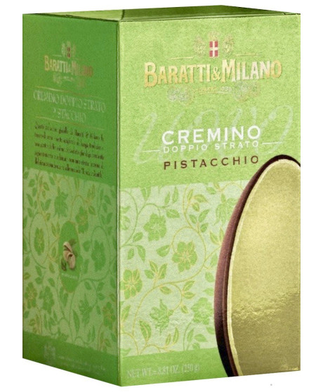 Baratti - Uovo Cremino Doppio Strato - Pistacchio - 250g