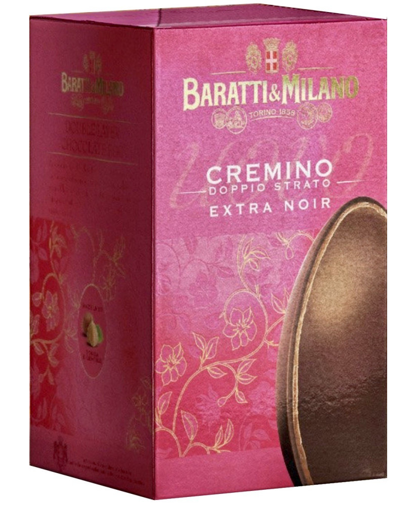 Baratti - Uovo Cremino Extra Noir Doppio Strato - 250g