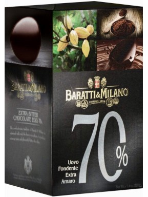 Baratti - Extra Dark Chocolate 70% - 210g