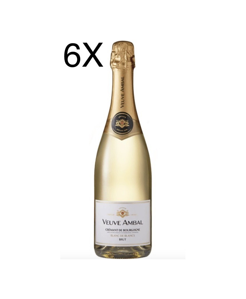 (3 BOTTLES) Veuve Ambal - Blanc de Blancs Brut - Crémant de Bourgogne - 75cl