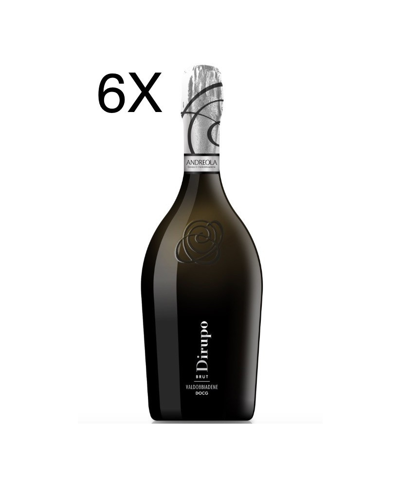 (3 BOTTIGLIE) Andreola - Dirupo Brut - Valdobbiadene Prosecco Superiore DOCG - 75cl