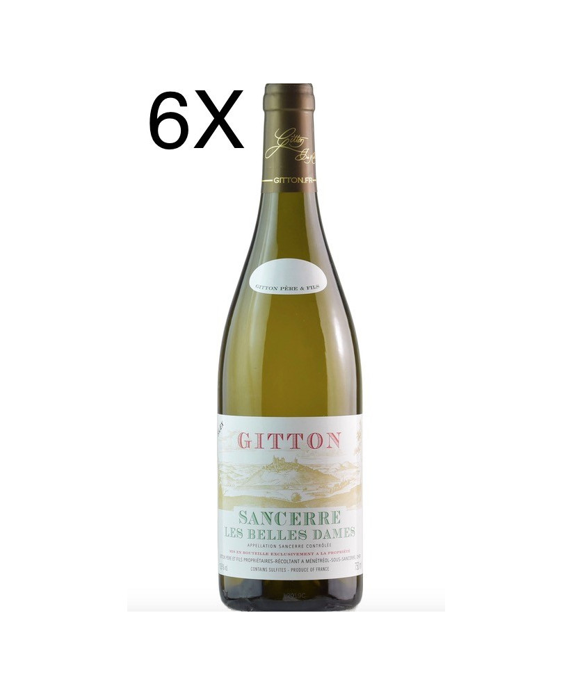 (3 BOTTLES) Gitton Père et Fils - Sancerre 2019 - Les Belles Dames - 75cl