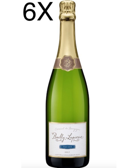 (3 BOTTLES) Bailly Lapierre - Blanc de Noirs - Crémant de Bourgogne - Pinot Noir Brut - 75cl (3 BOTTLES) Bailly Lapierre - Blanc de Noirs - Crémant de Bourgogne - Pinot Noir Brut - 75cl
