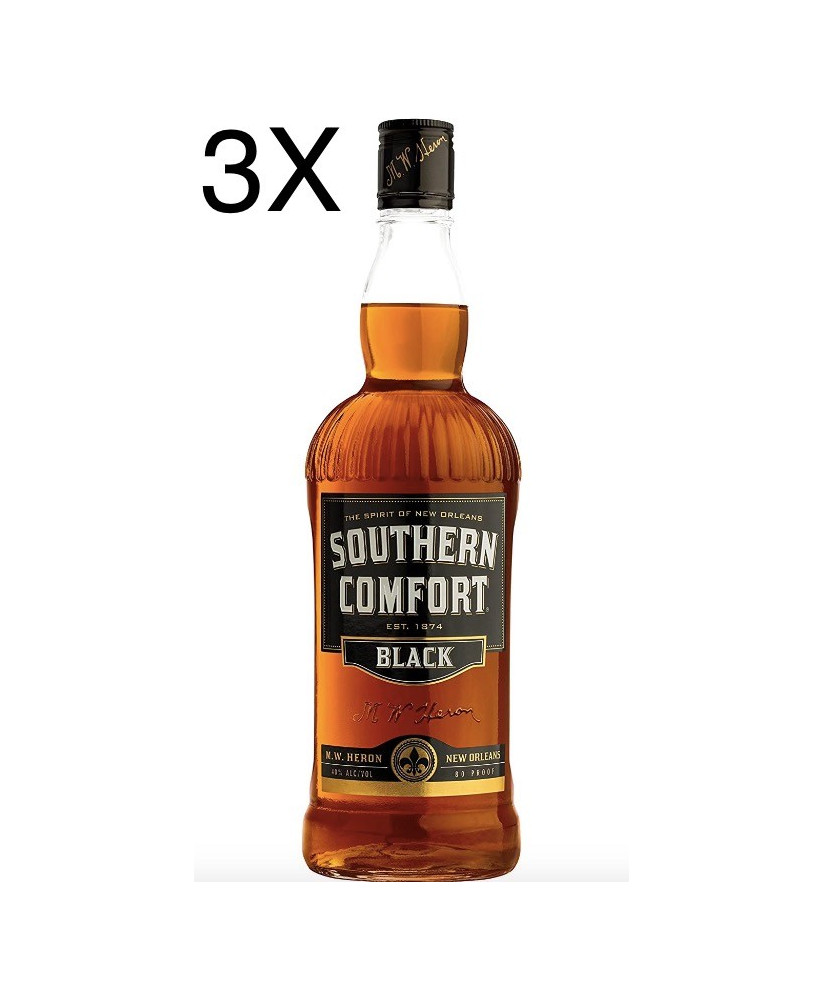 (3 BOTTIGLIE) Southern Comfort Black - 1 Litro - 100cl