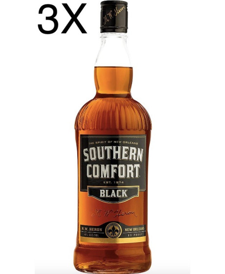 (3 BOTTIGLIE) Southern Comfort Black - 1 Litro - 100cl