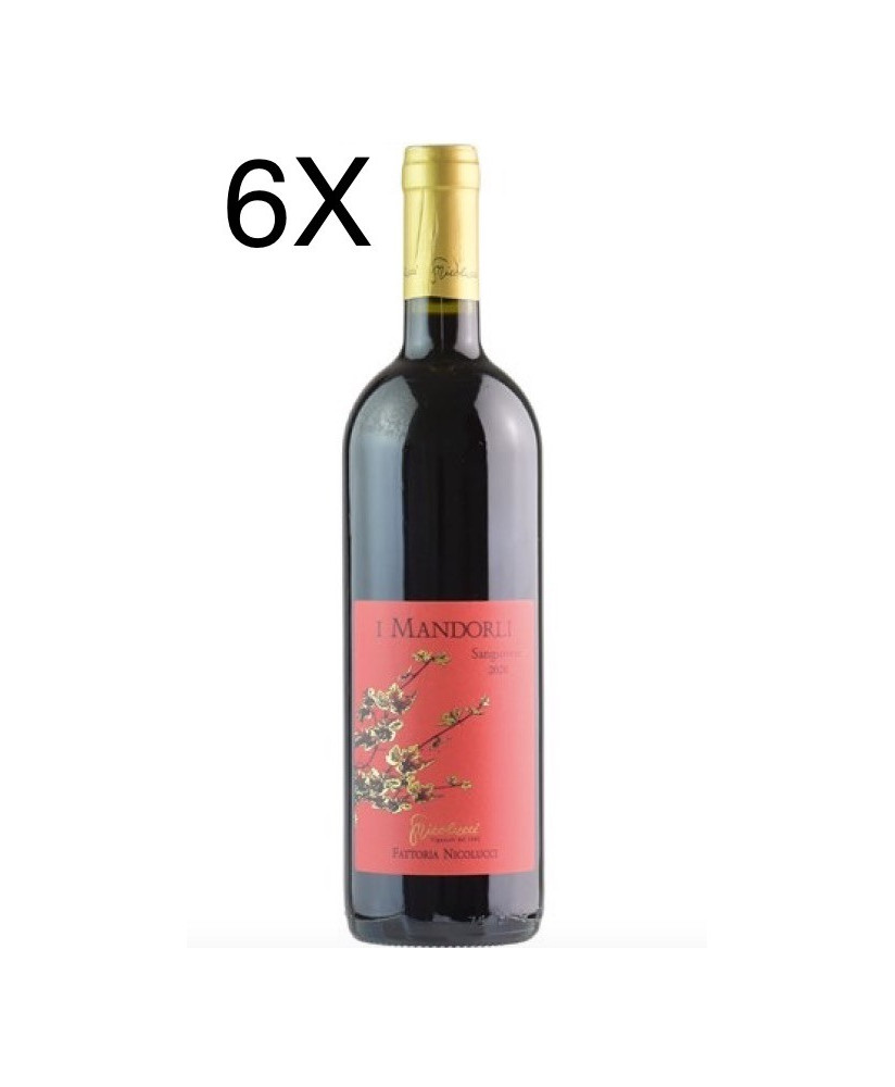 (3 BOTTIGLIE) Nicolucci - I Mandorli 2018 - Sangiovese Superiore DOC - 75cl