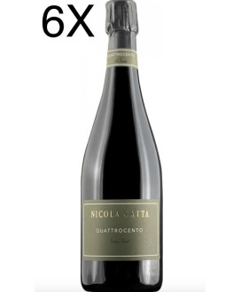 (3 BOTTIGLIE) Nicola Gatta - Quattrocento - 40 Lune - Extra Brut - Vino Spumante Metodo Classico - 75cl