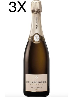 (3 BOTTLES) Louis Roederer - Brut AOC - Collection 242 - Champagne - 75cl