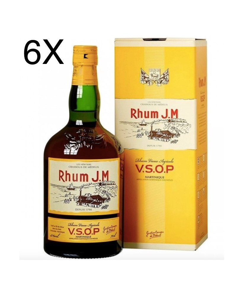 (3 BOTTIGLIE) Rhum J.M VSOP - Rum Vieux Agricole Martinique - Astucciato - 70cl
