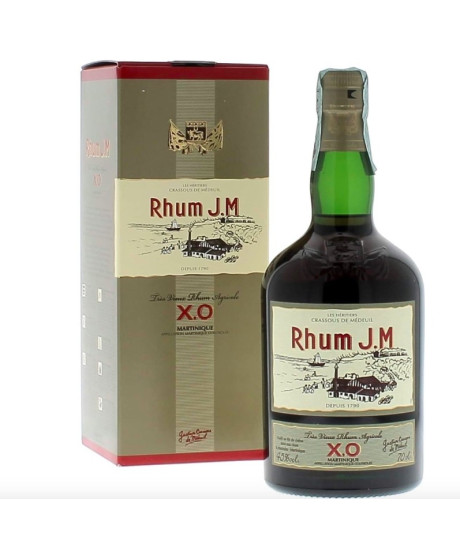 Rhum J.M XO - Très Vieux Rum Agricole Martinique - Gift Box - 70cl