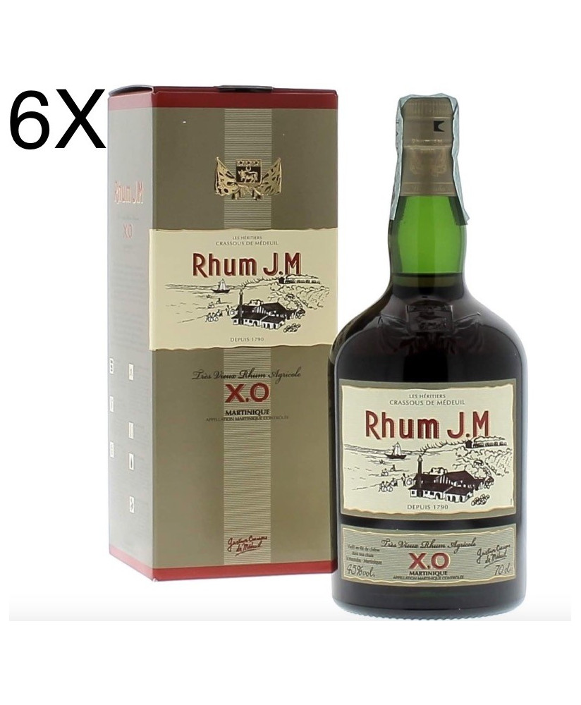 (3 BOTTIGLIE) Rhum J.M XO - Très Vieux Rum Agricole Martinique - Astucciato - 70cl