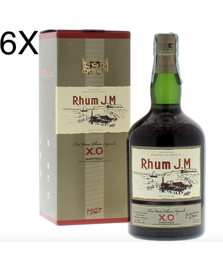 (3 BOTTIGLIE) Rhum J.M XO - Très Vieux Rum Agricole Martinique - Astucciato - 70cl (3 BOTTIGLIE) Rhum J.M XO - Très Vieux Rum Agricole Martinique - Astucciato - 70cl