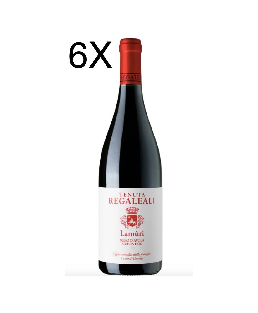 (6 BOTTIGLIE) Tasca D' Almerita - Lamuri 2020 - Nero d'Avola - Tenuta Regaleali - Sicilia DOC - 75cl