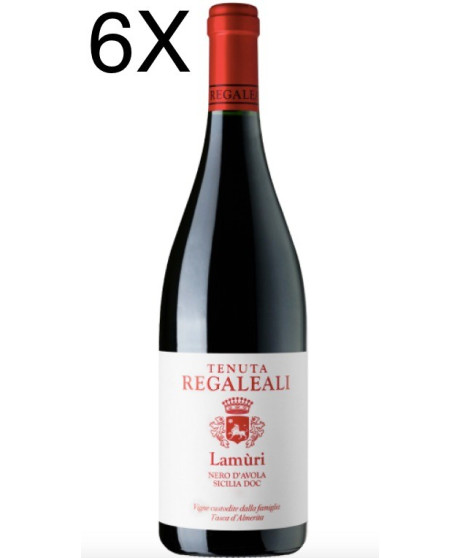 (6 BOTTIGLIE) Tasca D' Almerita - Lamuri 2020 - Nero d'Avola - Tenuta Regaleali - Sicilia DOC - 75cl