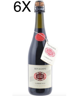 (3 BOTTIGLIE) Rinaldini - Lambrusco Vecchio Moro - Grasparossa - Emilia IGT - 75cl