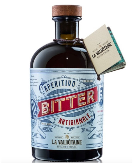 La Valdotaine - Bitter Artigianale - Aperitivo - 100cl - 1 Litro