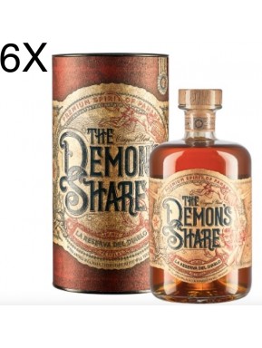 (3 BOTTLES) The Demon's Share Rum - La Reserva del Diablo - 6 Years - Gift Box - 70cl