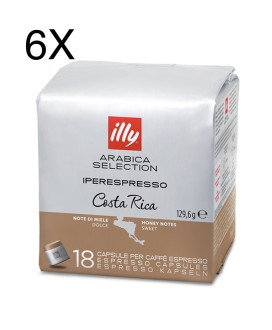 (3 PACKS) Illy Monoarabica Costa Rica - 54 Capsule