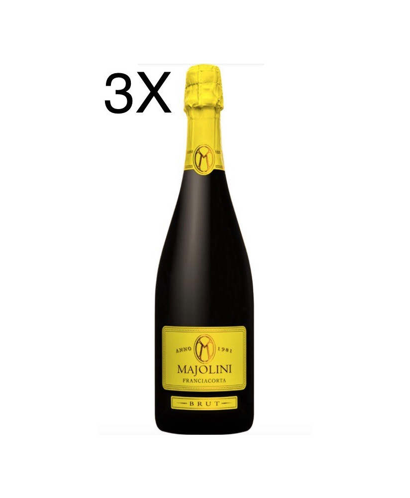 (3 BOTTIGLIE) Majolini - Brut - Franciacorta DOCG - 75cl