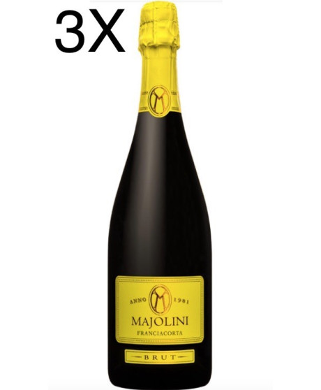 (3 BOTTIGLIE) Majolini - Brut - Franciacorta DOCG - 75cl