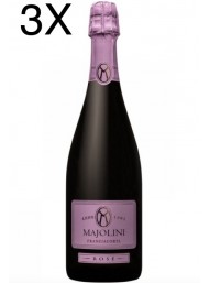 (3 BOTTLES) Majolini - Brut Rosé Bio - Franciacorta DOCG - 75cl