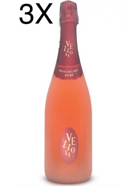 (3 BOTTIGLIE) Vezzoli - Rose' Brut - Franciacorta DOCG - 75cl