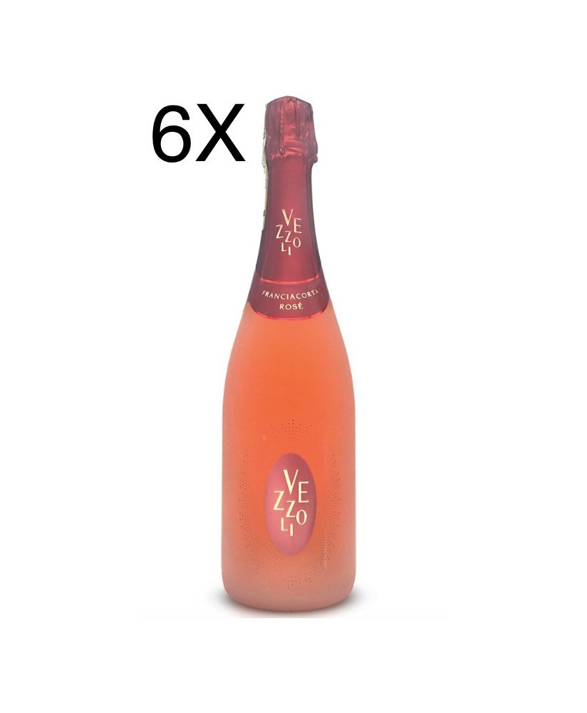 (6 BOTTIGLIE) Vezzoli - Rose' Brut - Franciacorta DOCG - 75cl