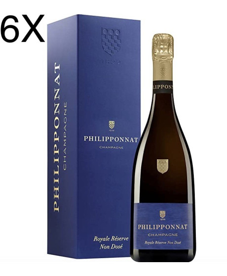 (3 BOTTIGLIE) Philipponnat - Royale Réserve Non Dosé - Champagne AOC - Astucciato - 75cl (3 BOTTIGLIE) Philipponnat - Royale Réserve Non Dosé - Champagne AOC - Astucciato - 75cl