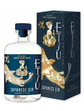 Gin Etsu - Double Pacific Ocean Water - Japanese Handcrafted Gin - Astucciato - 70cl