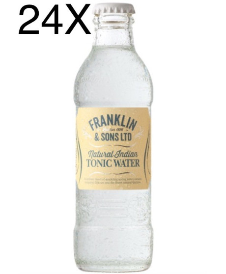 (24 BOTTIGLIE) Franklin - Indian Tonic Water - Acqua Tonica - 20cl