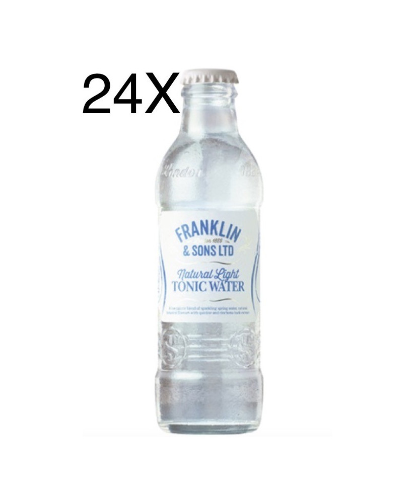 (12 BOTTIGLIE) Franklin - Light Tonic Water - Acqua Tonica - 20cl