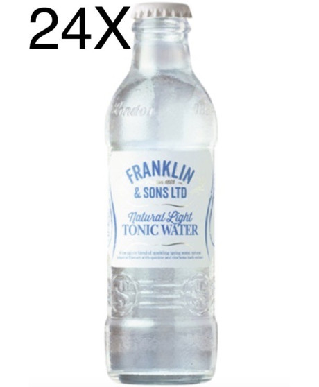 (24 BOTTIGLIE) Franklin - Light Tonic Water - Acqua Tonica - 20cl