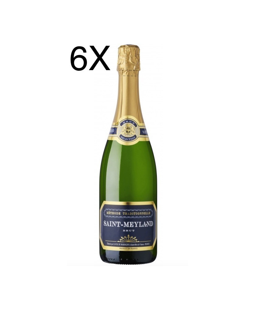 (3 BOTTIGLIE) Saint-Meyland - Brut Methode Traditionelle - Vin Mousseux de Qualite' - 75cl