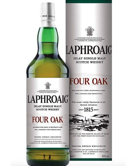 Laphroaig - Four Oak - Islay Single Malt Scotch Whisky - 100cl Laphroaig - Four Oak - Islay Single Malt Scotch Whisky - 100cl
