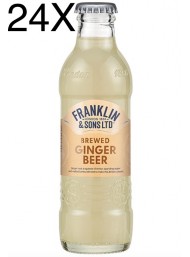 (12 BOTTLES) Franklin - Brewed Ginger Beer - 20cl