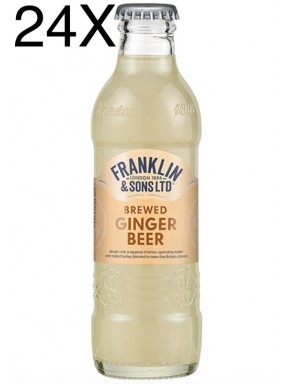 (12 BOTTLES) Franklin - Brewed Ginger Beer - 20cl