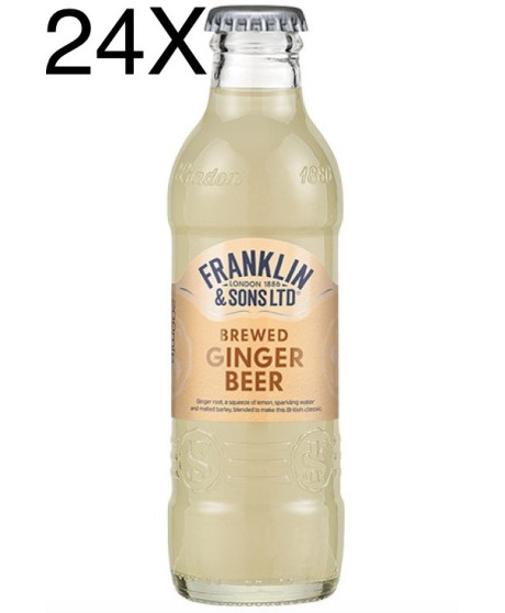 (24 BOTTIGLIE) Franklin - Brewed Ginger Beer - 20cl