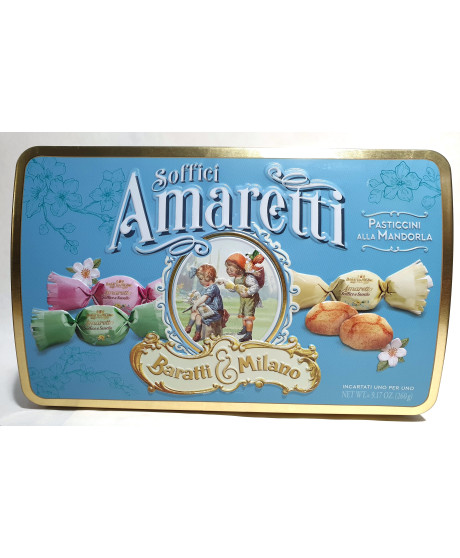 Baratti - Soffici Amaretti - Bauletto - 260g Baratti - Soffici Amaretti - Bauletto - 260g