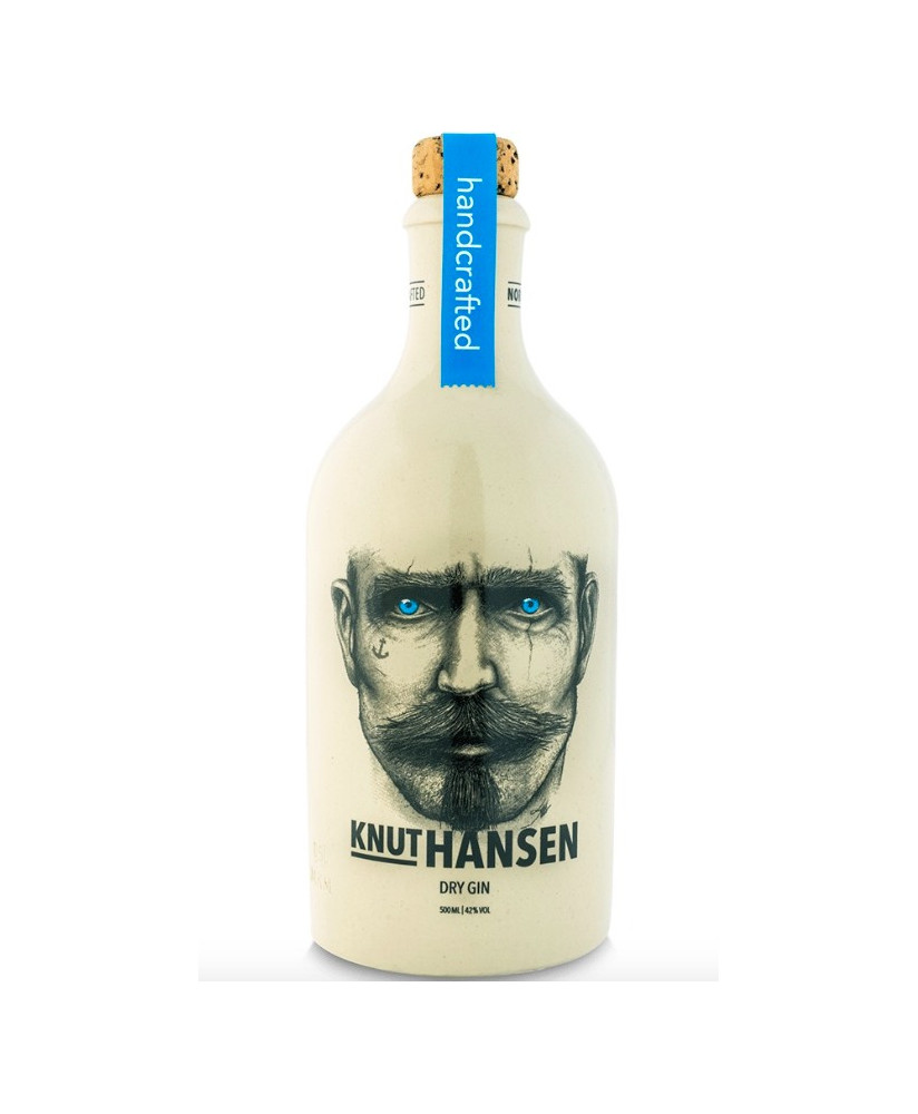 Knut Hansen - Dry Gin - Bottiglia in Ceramica - 50cl