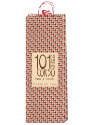 Bag - Red Pie de Poule - Corso101 - Single Bottle